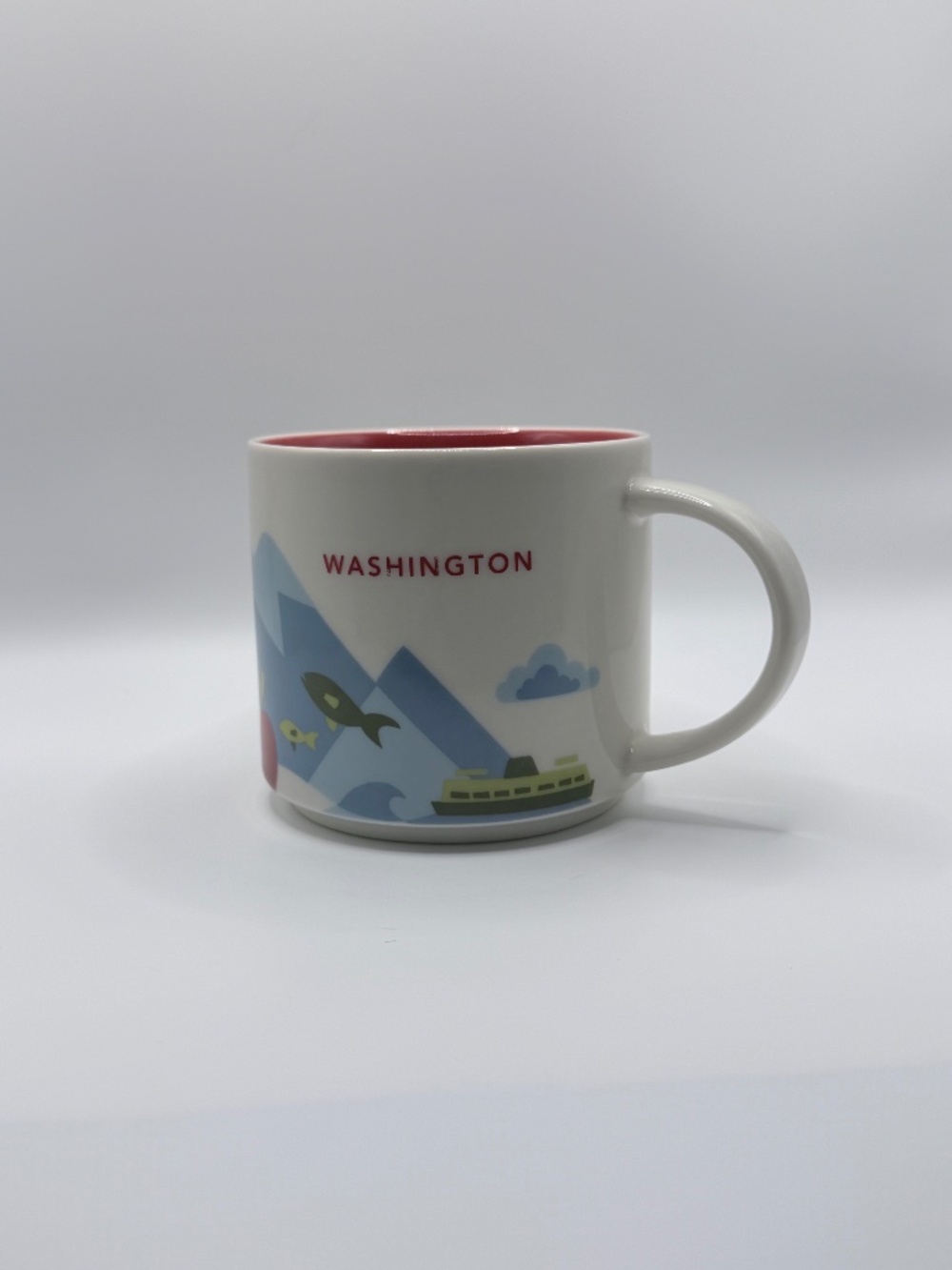 Starbucks You Are Here Collection Washington State 14oz Ceramic Coffee Mug 2015